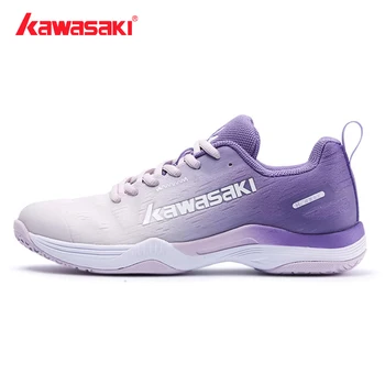 Нова дамски обувки за бадминтон Kawasaki, женски Дишащи Высокоэластичные спортни маратонки, тенис обувки K1B20