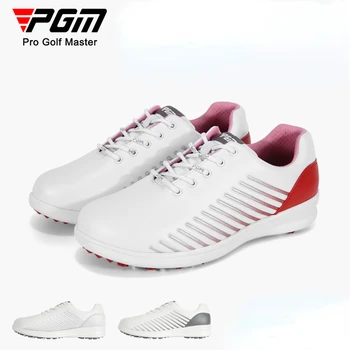 Обувки за голф PGM, дамски водоустойчив нескользящая обувки за голф от микрофибър, дишащи спортни обувки, ультралегкие маратонки за почивка XZ156
