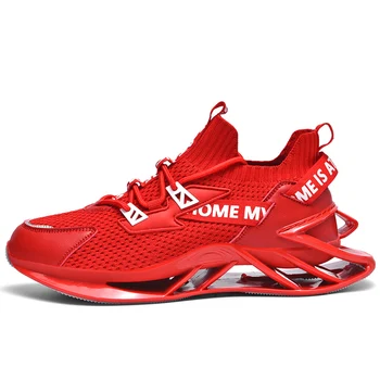 Нови Мъжки маратонки с възглавница, Спортни обувки са с дишаща мрежа, Леки маратонки, удобни Мъжки спортни обувки за тренировки, Hombre