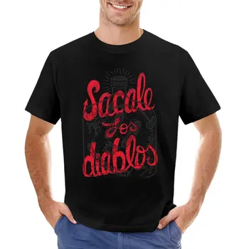 Тениска Sacale los Diablos, тениска оверсайз, корея, модна тениска за мъже