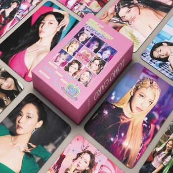 55 бр./компл. Kpop Forever1 Girls' Generation Lomo Card, Нов албум, Картички за печат на снимки, Колекция от плакати, подаръци за феновете