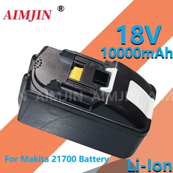 За Makita 18V 10000mAh 21700 Акумулаторна батерия за лаптопи с led литиево-йонна батерия заместител на LXT BL1860B BL1860 BL1850