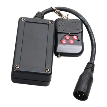 Преносим 3-пинов XLR безжично дистанционно управление за монтаж на дим и противотуманки DJ Stage Controller Receptor Fogging 400 W 900