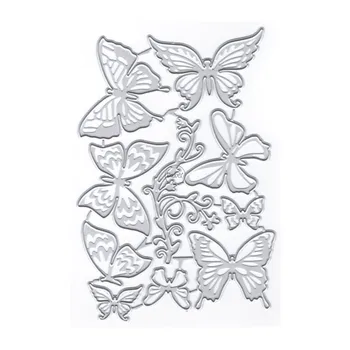 DzIxY Butterfly Beauty Метални Режещи Печати за Направата на Картички, Комплекти Печати за Подпечатване на Хартия, Альбомные Занаяти 2023, Нови Шаблони, Шаблони