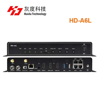 Huidu A6L Синхронен и асинхронен led дисплей мултимедиен плеър с обновена версия на контролера HD A6