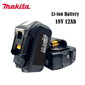 LOOUKO 100% чисто Нов 18V Makita 12000mAh Литиево-йонни Акумулаторни електрически инструменти 18V Взаимозаменяеми Батерия BL1860 BL1830 СЪС зарядно устройство 3A