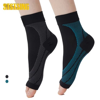 1 Чифт Чорапи Nano, Чорапи за Невропатия, Компрессионный ръкав За глезена При Отоци, Разтягане, невропатия - Nano Brace За жени и мъже