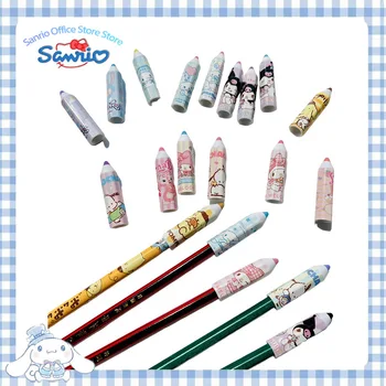 Sanrio Канцелярский капачка за моливи, Кавайный защитен ръкав, удължител за студентска химикалки, cartoony ръкав за моливи, ученически пособия