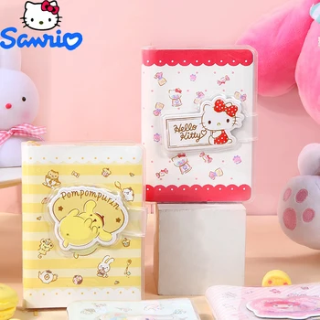 Sanrio Бележник Hello Kitty My Melody, прозрачен тетрадка за ученици от PVC серия Candy Едро