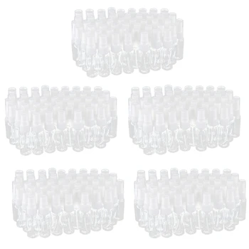 250 опаковки на празни прозрачни пластмасови флакони за пръскане на малки мъгла с кърпа от микрофибър, 20 мл, за многократна употреба контейнер Е идеален