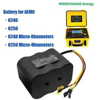 Батерия миниатюрен омметра Cameron Sino AEMC 2129.91 за микроомметров AEMC 6240, 6250, 6240, 6250 Микроомметров