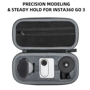 за Insta360 GO 3 Чанта за съхранение на Преносим мини-калъф за носене на ръка, Аксесоари за фотоапарати, Детайли, подходящи За камера със защита от надраскване, Чанта за съхранение
