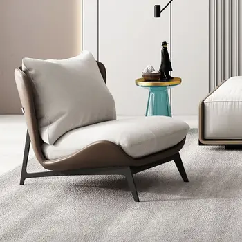 Дизайн 2022 Нов Скандинавски единична диван-стол с Модерен Дизайн, мебели по Договор Изкуство Балкон Аномалия Рекреационен Латексный стол