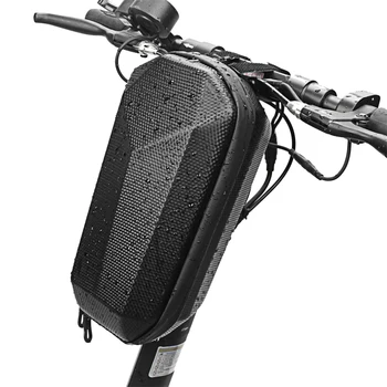 Предната чанта за електрически скутер с твърда черупка EVA обем 4 л, водоустойчив мотор подвесная чанта за електрически скутер, прическа, аксесоари за велосипед