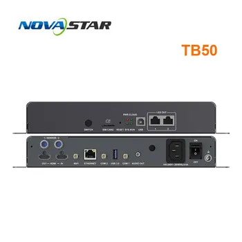 Мултимедиен плейър Novastar TB50 за полноцветного на led дисплея, видео-билборд на закрито, led модул с малка стъпка на пикселите и резолюция от 650 000 пиксела