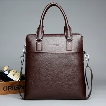 Ретро Оттичане, мъжки портфейл, чанта с цип, с Висококачествена кожена чанта, Ежедневна чанта през рамо за мъже
