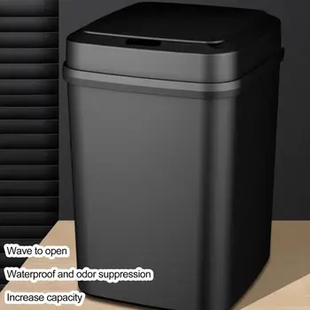 Интелигентна кофа за боклук с висок капацитет с изключване на звука за съхранение на отпадъци, Умно кошчето за боклук за домакинството