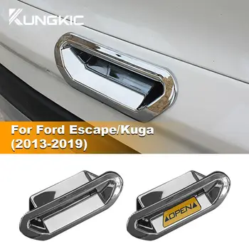 Висококачествена ABS Дръжката на вратата на задния багажник на Кола, украса на капачката на Чашата, Bezel, Аксесоари за полагане на Ford Escape/kuga 2013-2019