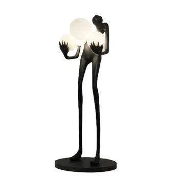 Qf Гуманоидная художествена скулптура, Топка под лампа, декорация на всекидневна