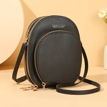 Малка чанта през рамо за жени 2023, модерен мини-чанти във формата на миди, женски корейски чанта през рамо, чанта за жени, луксозни чанти-незабавни посланици