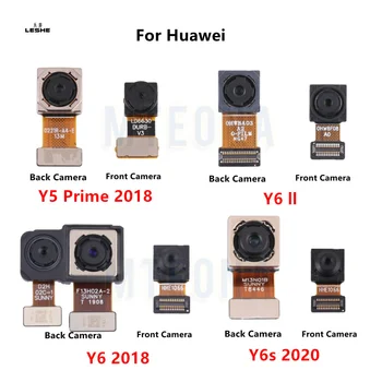 Оригиналът е за Huawei Y5 Prime Y6 II Y6s 2018 2020, Модул за задната камера, гъвкав кабел + Подмяна на предна камера