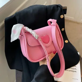 Нов Модерен Дизайн Ins, Нишевая чанта на едно рамо, Минималистичная Малка квадратна чанта през рамо