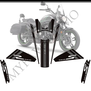 Облицовка На резервоара Етикети Етикети Мотоциклет Масло Газ Неговия Защитник Обтекател на Крилото на Предното Стъкло За Kawasaki VULCAN S VULCANS 650 VN650