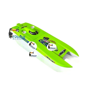 DTRC E32 Оцветени в Зелен Цвят Електрически Състезателен КОМПЛЕКТ Корпус Брутална лодка Само за Напреднали Играчи Speedboat Boy Играчки на открито TH20389-SMT8