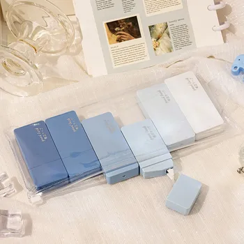 6 бр./компл. Поправяне на лентата серия Blue Color Ins Корея креативна градиент однотонная поправяне лента Ученически канцеларски материали за Учениците