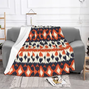 Одеяло в етнически стил и впечатлява със своя бохемски стил, фланелевое есенно-зимния мултифункционален супер топло покривки за дома, покривки за спални
