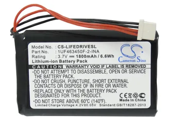 Батерия CS 1800 ма за Palm 1UF463450F-2-INA LifeDriver