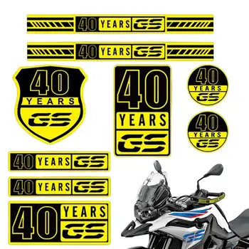 40 Години Стикери за мотоциклети GS Водоустойчиви Стикери за мотоциклети GS 40 Години Стикер за F650/700/800/ Масло 850GS G310GS R1200/1250GS