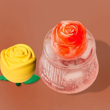 Силиконова форма за хокей на лед с рози, Форма за приготвяне на лед, направи си сам, ръчно изработени Сапуни, Ароматна свещ, Форма за свещи, Форми