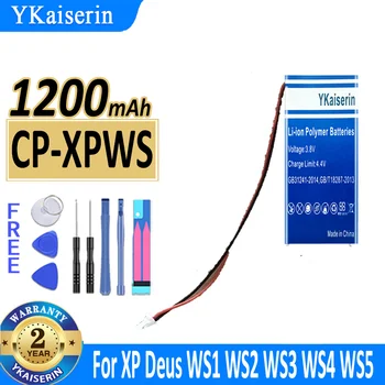 1200 ма YKaiserin Батерия CP-XPWS CPXPWS За цифрови батерии XP Deus WS1 WS2 WS3 WS4 WS5