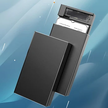 Кутия за твърд диск с две отделения Поддържа UASP M. 2 Nvme SSD Case Type-C 10Gpbs Клонирующий Восъчни 2,5 инча/3,5-инчов SATA HDD Case
