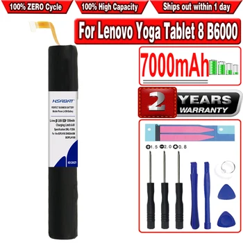 Акумулаторна батерия за таблет HSABAT 7000mAh L13D2E31 L13C2E31 за Lenovo Yoga Tablet 8 B6000 B6000-H B6000-F 60044 60043