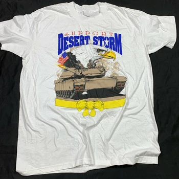 Тениска JHPKJVTG Operation Desert Storm, Военен Танк, Мъжки Ежедневни тениски от 100% памук, Без Покрив, Размер S-3XL
