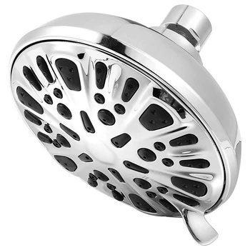 Накрайник за душ с високо налягане - Дъждовна наставка 4,5 инча - 9 настройки на спрей - Дюзи за душа в банята (42 на накрайник)