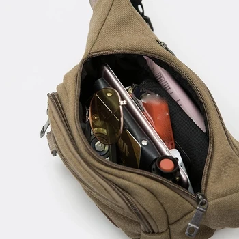 Мъжки поясная чанта, мъжки портфейл, Ежедневни Голяма чанта за колан за телефон, Дамски холщовая пътна чанта за мотоциклет, мъжка спортна чанта