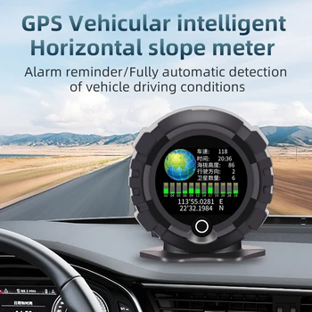 Многофункционален измерване на ъгъла на наклона на автомобила X95, инклинометр 4x4, сателитна основната, GPS, аксесоари за джипове