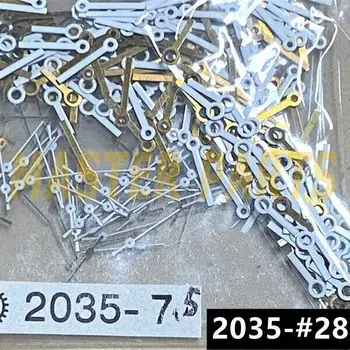 100 комплекта златни квадратни стрелецът 7,5 мм за кварцов механизъм Miyota 2035