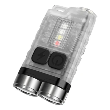BMDT-Мини-фенерче-фенерче, която се презарежда чрез USB, малък джоб фенерче, открит водоустойчива лампа