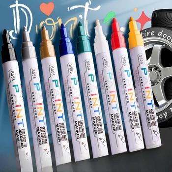 8-цветна писалка за рисуване с дресинг 2,0 мм, не выцветающая, водоустойчив и маслостойкая Промишлена маркерная дръжка за проследяване на гуми и ремонт