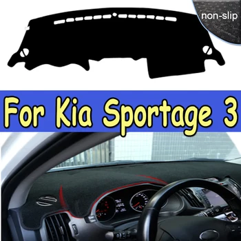 За Kia Sportage 3 2011 2012 2013 2014 2015, калъфи за арматурното табло на автомобила, козирка, Анти-UV Килими, Аксесоари за изтривалки