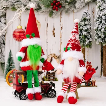 Нови 6 Стилове Светещото Коледно Джудже Безлични Кукла С Коледа Декорация На Дома, Навидад Подарък За Нова Година, Коледни Подаръци