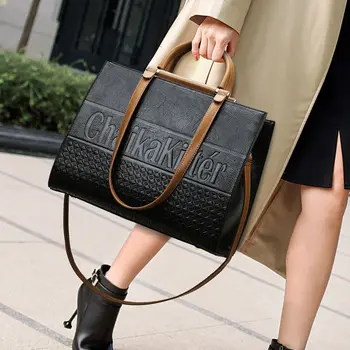 Най-добрите модни маркови дамски чанти от 100% естествена кожа, Новост 2023 година, Луксозни и висококачествени чанти-незабавни посланици на рамото, дамски портмонета и чанти