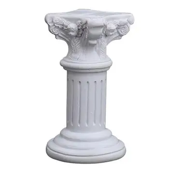 Украса от смола Римски Стълб Гръцка Колона е Статуята е от смола масата украса в Централната Част на Бяла Римска Колона Скулптура на Гръцкия стълб