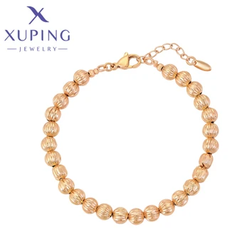 Нов прием на бижута Xuping, модни гривни златен цвят, за жени, подарък за парти X000751470