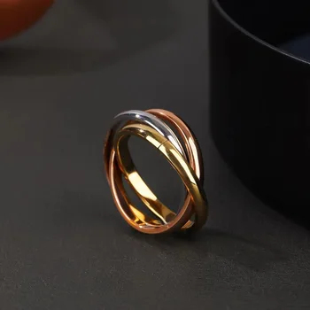 модерен класически двойка, висококачествено пръстен за влюбени, подарък за Свети Валентин, маркова конфигурация, най-високо качество