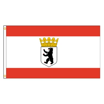 Окачен държавният флаг на Германия Берлин 90 * 150 см. за декорация
